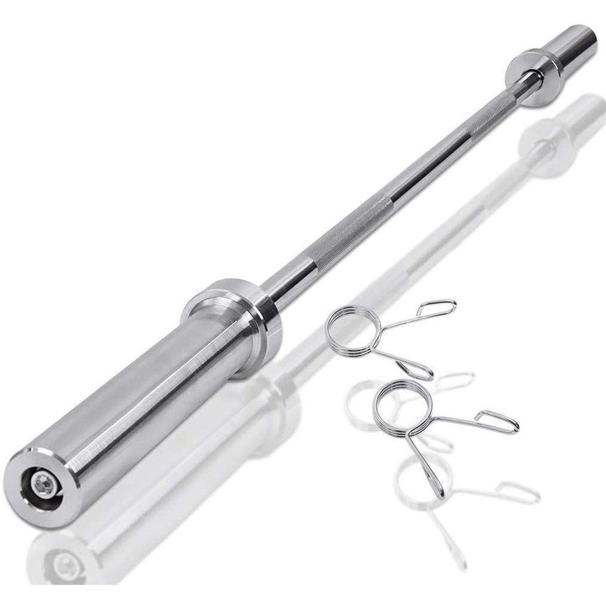 GENERICO - Barra olímpica recta importado 180mt olímpicos seguros