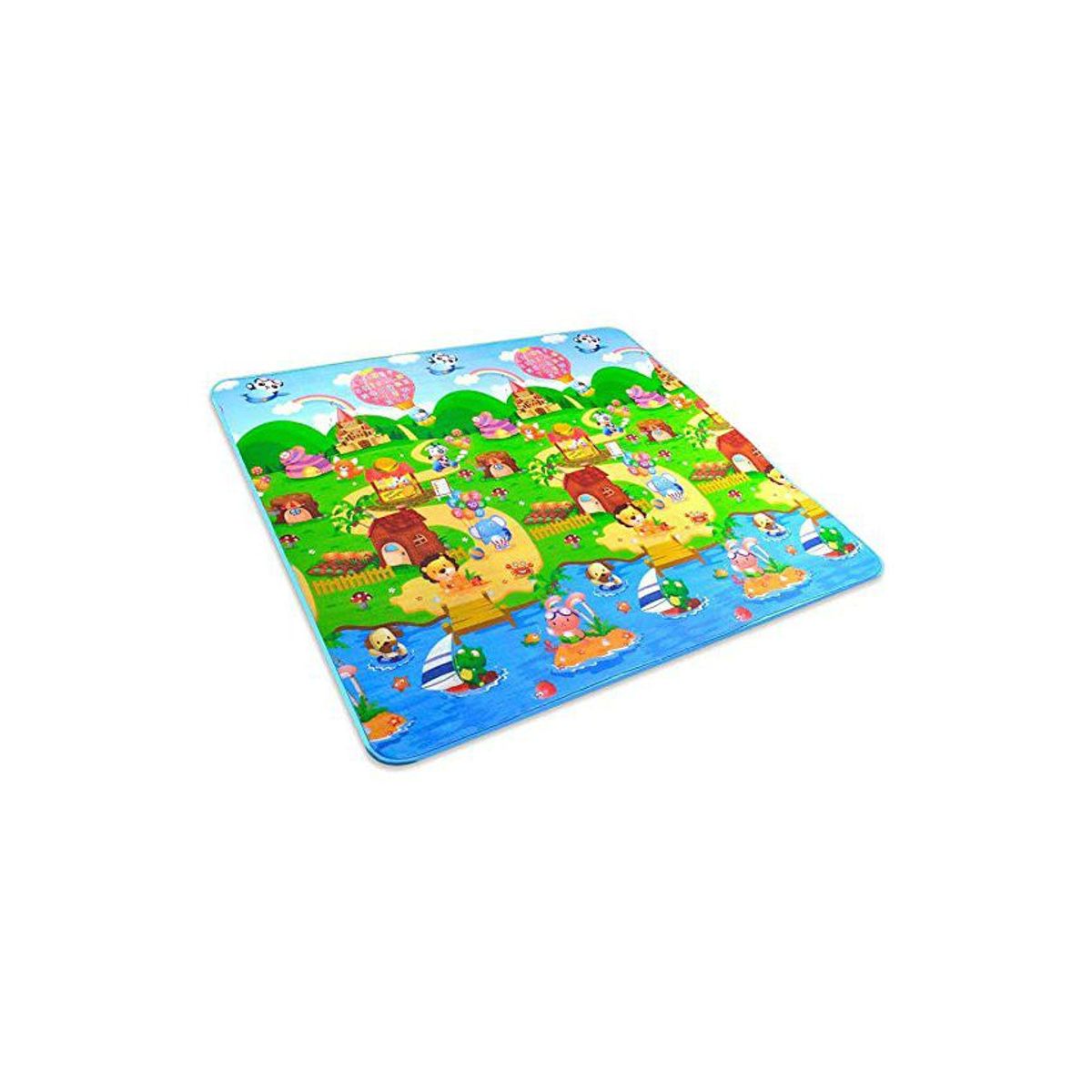 GENERICO - Alfombra Tapete Piso Reversible Antigolpe Estimula Niño Bebé