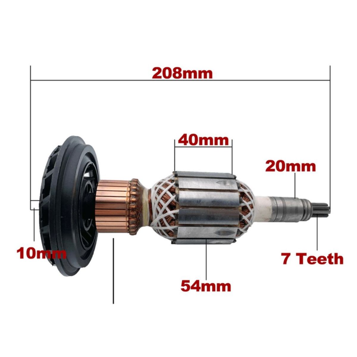 GENERICO - Inducido Armadura Rotor Alternativo GSH11E  GBH11DE