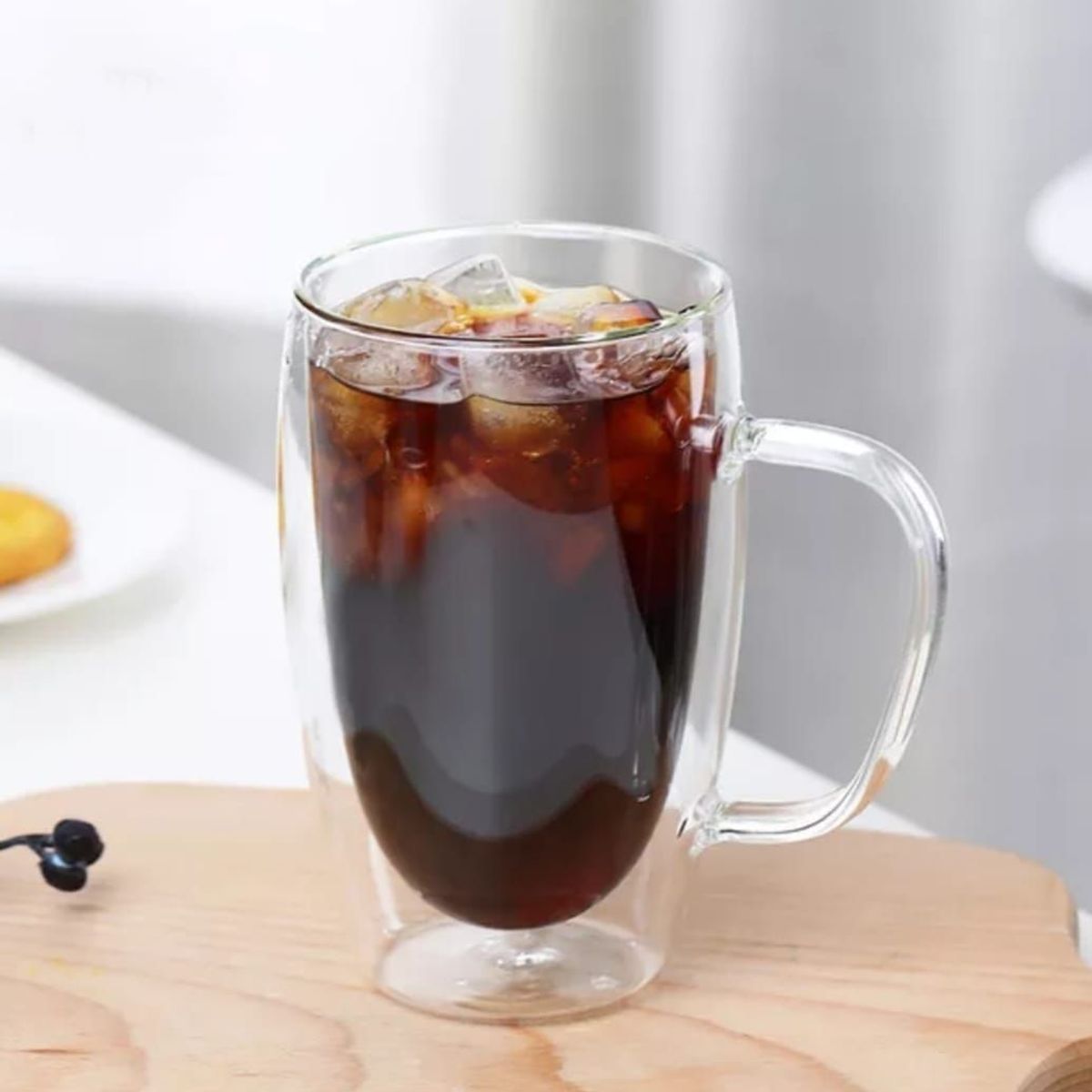 IMPORTADO MC - Set x 2 Tazas 450ml Doble Pared Vidrio