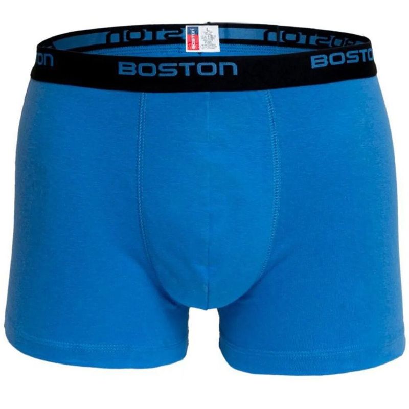 BOSTON - Bóxer Boston Corto Elástico Visible Cobalto