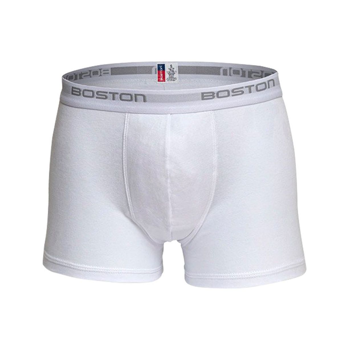 BOSTON - Bóxer Boston Corto Elástico Visible Blanco