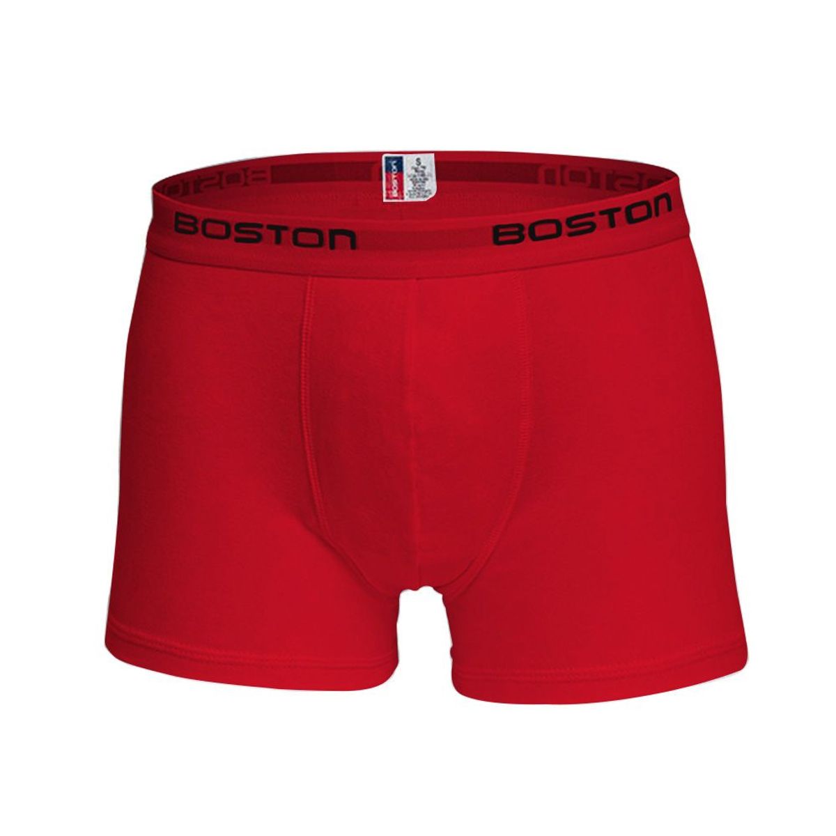 BOSTON - Bóxer Boston Corto Elástico Visible Rojo