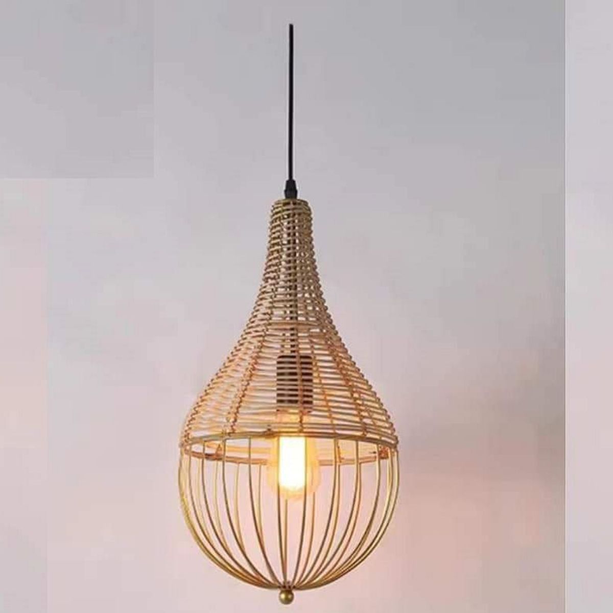 GENERICO - Lámpara colgante con forma de cebolla