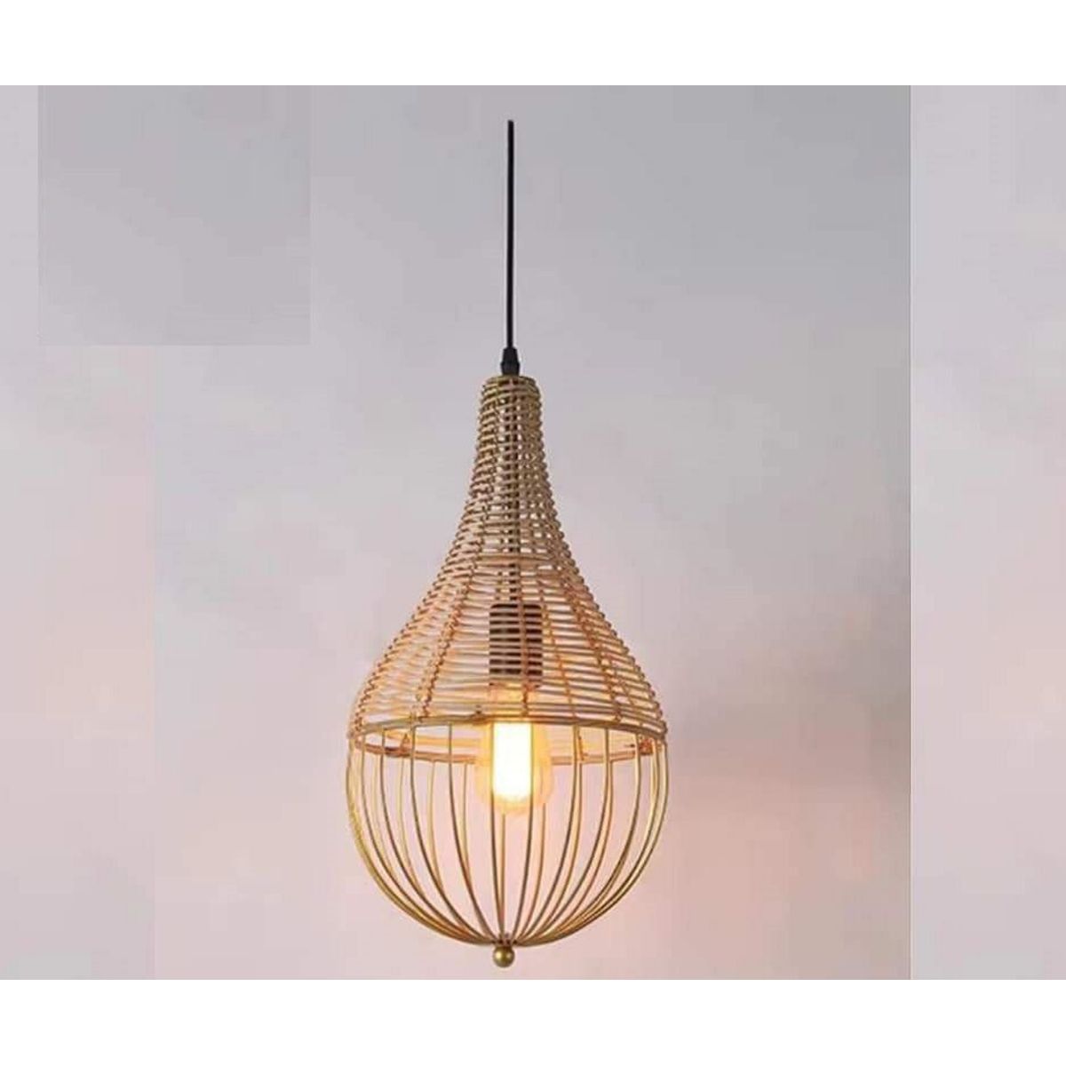 GENERICO - Lámpara colgante con forma de cebolla