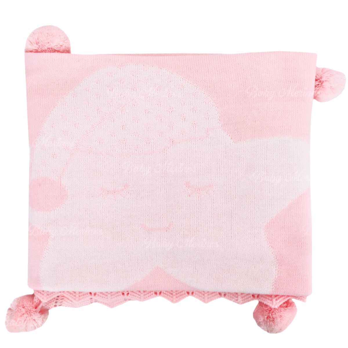 GENERICO - Colcha Hilo Tacto Estrella - Rosado RB