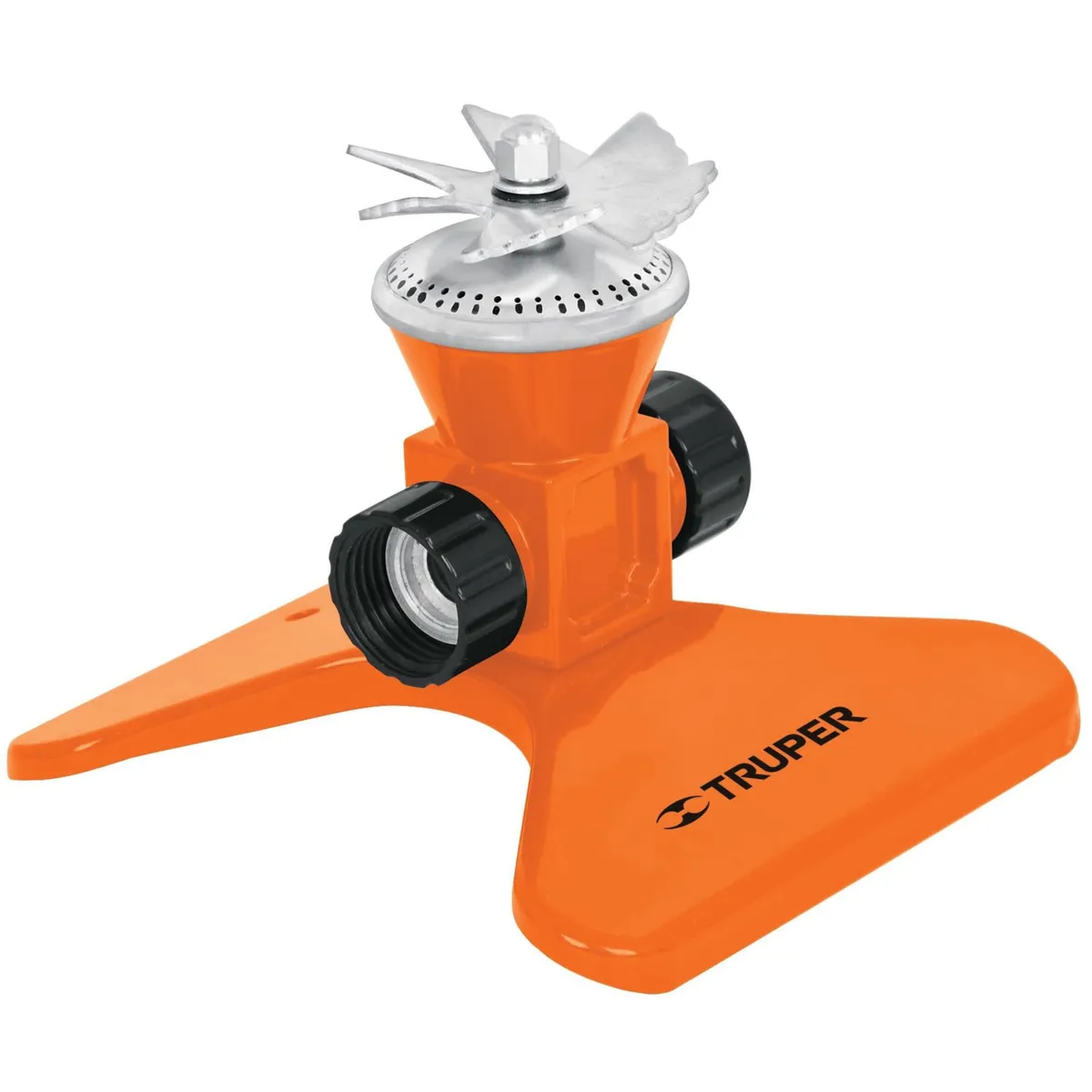 TRUPER - Regador Aspersor mariposa de riego base de acero con aspas Truper