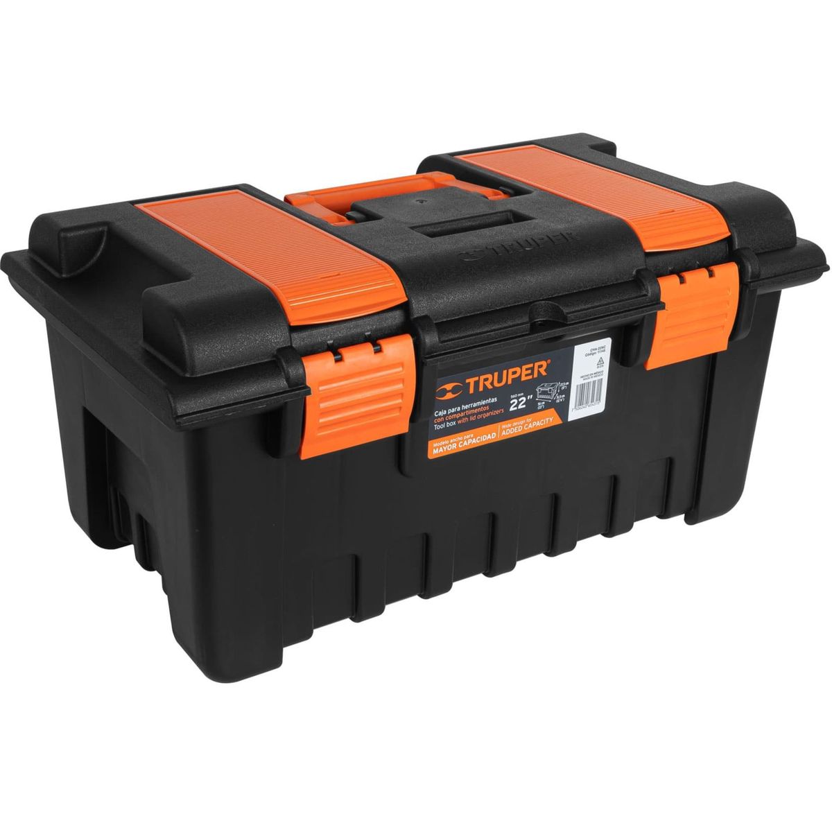 TRUPER - Caja para herramienta de 22 compartimentos Truper