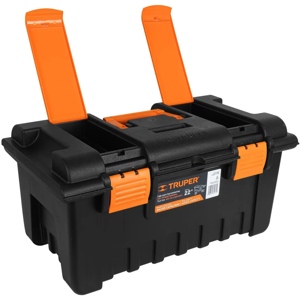 TRUPER - Caja para herramienta de 22 compartimentos Truper