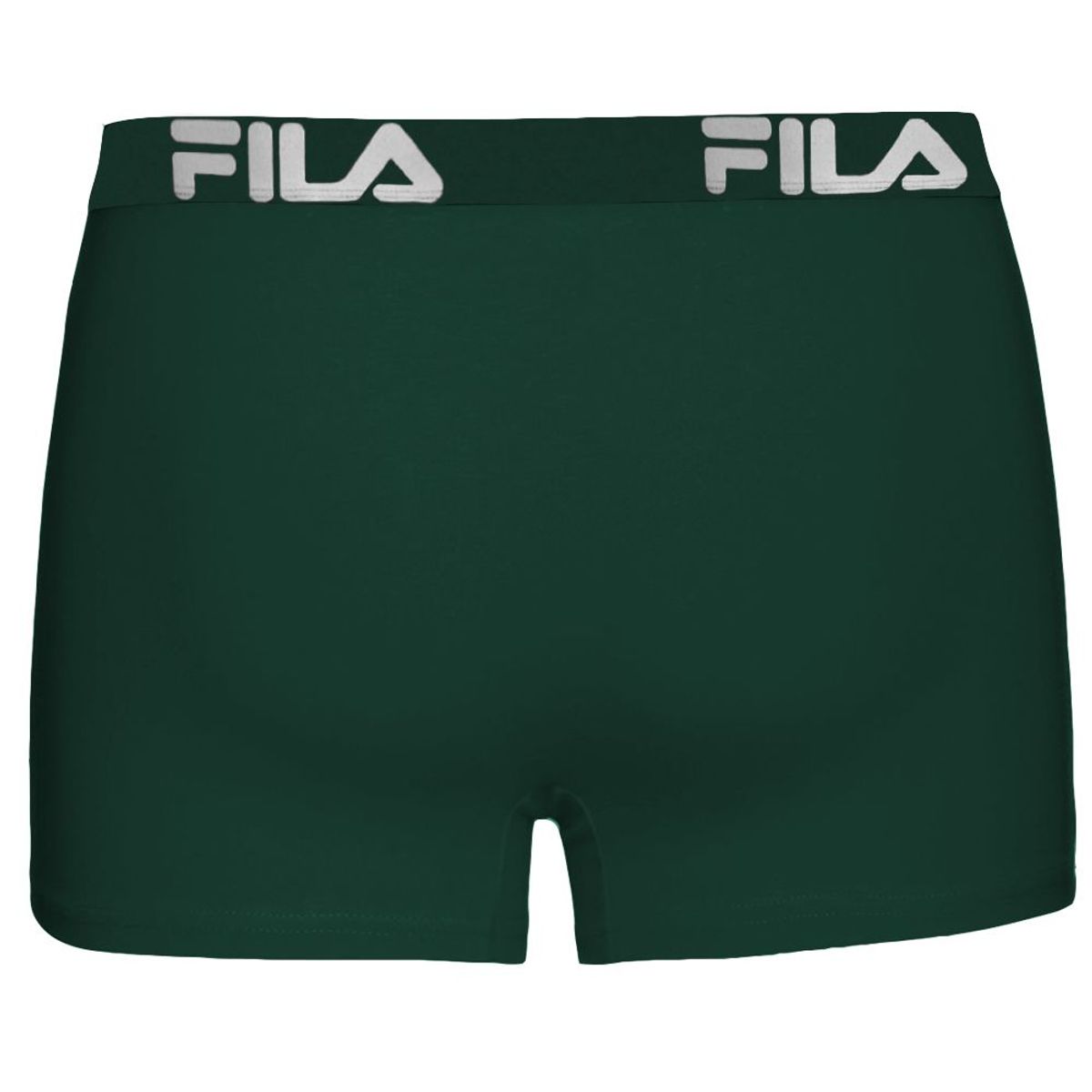 FILA - Bóxer Fila  Pretina Ancha Verde Oscuro