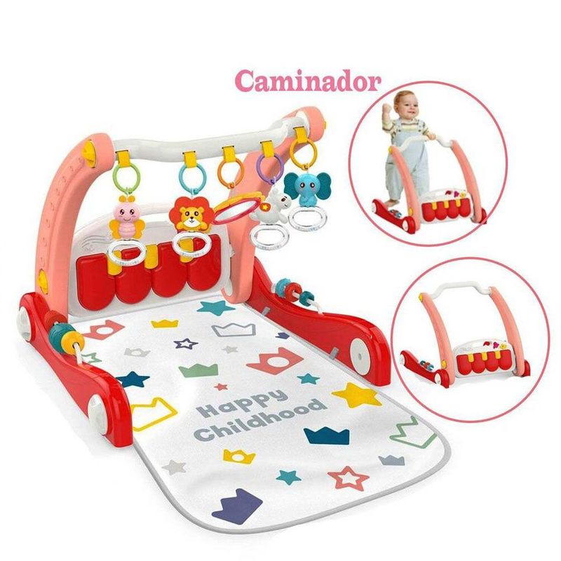 IDEAL - Gimnasio Caminador 2en1 Musical King Walker