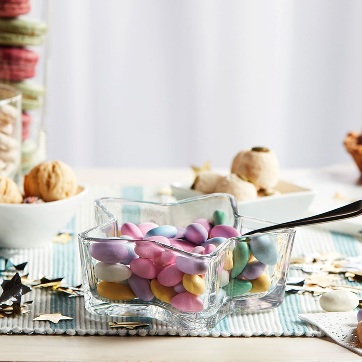 LIBBEY - Florero Multifuncional Forma de Estrella 15.2 cm