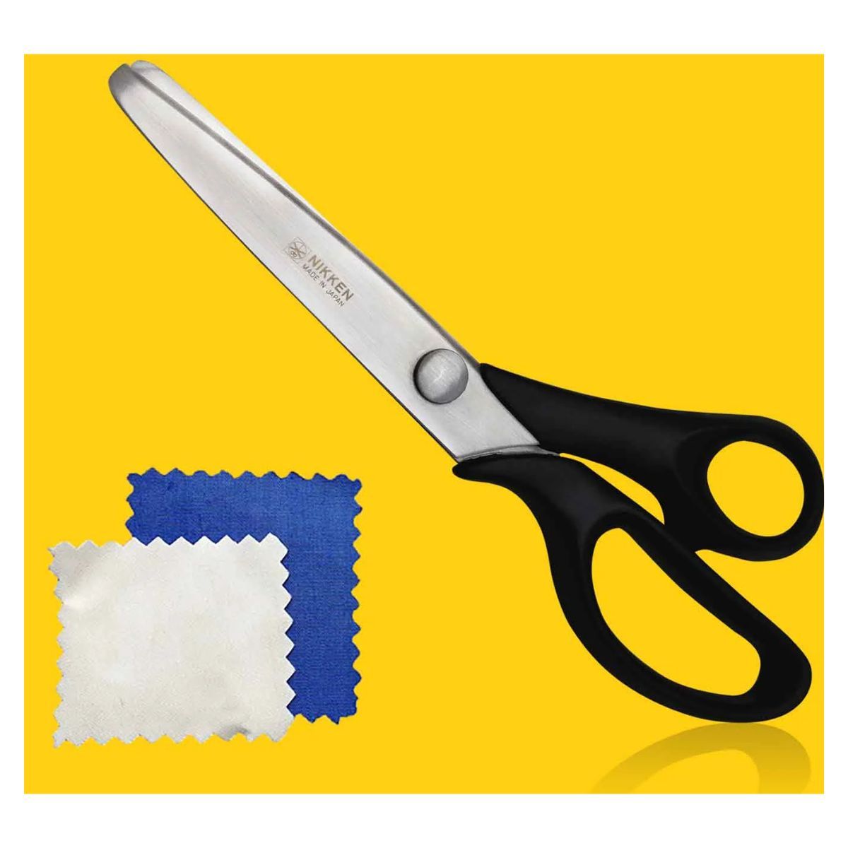 GENERICO - Tijera Zigzag Japonesa de Corte Zig zag Para Telas Sastre