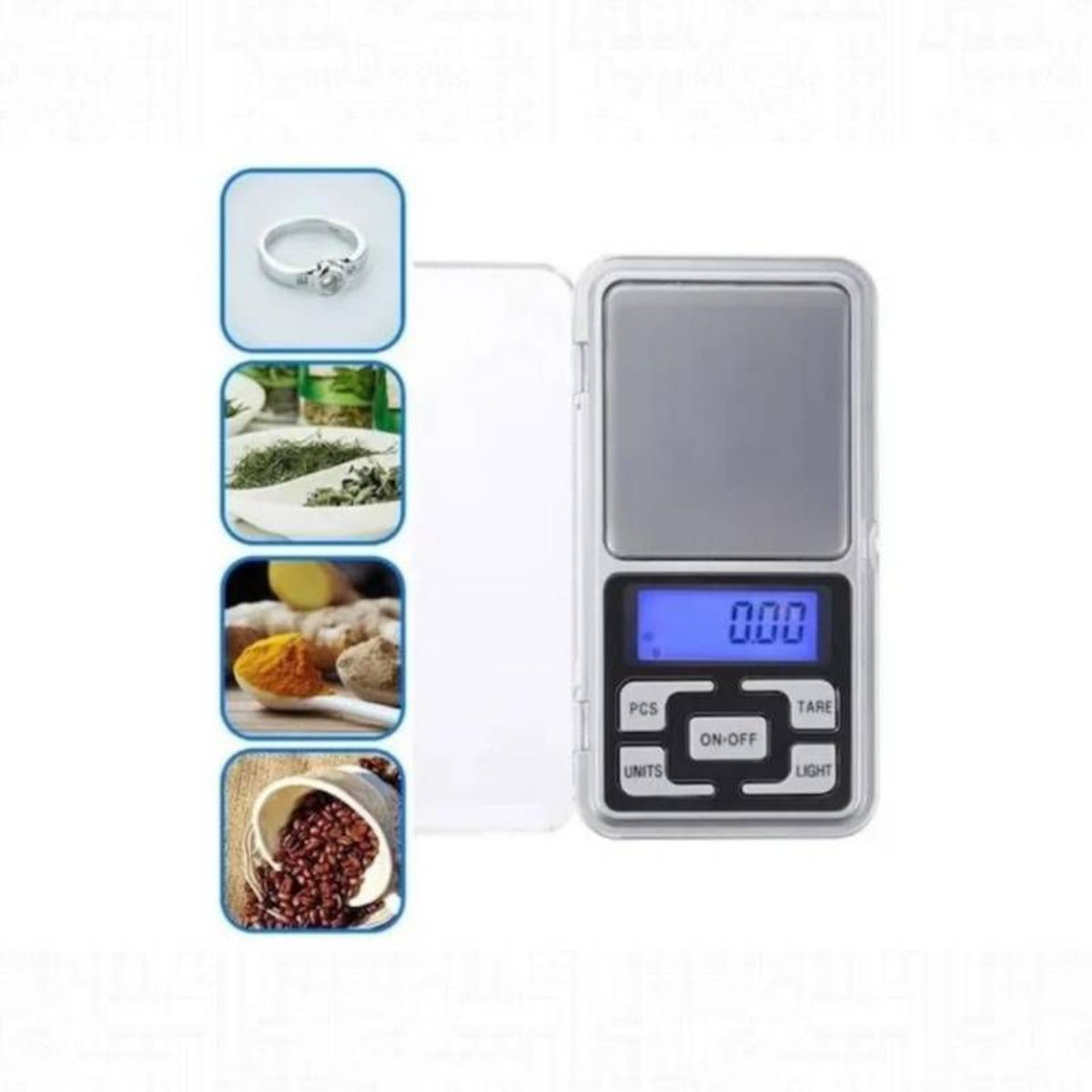 GENERICO - Balanza Gramera 001g a 200g Digital Oro Joyeria Joya Portatil