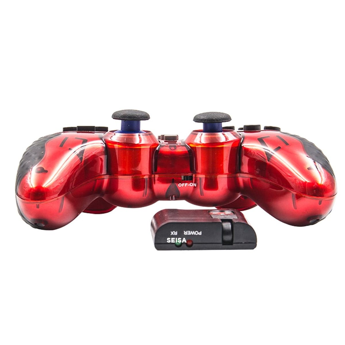 SEISA - Mando 6 En 1 Seisa SJ-913 para Android / PC / PSII / PSIII / Xbox Rojo