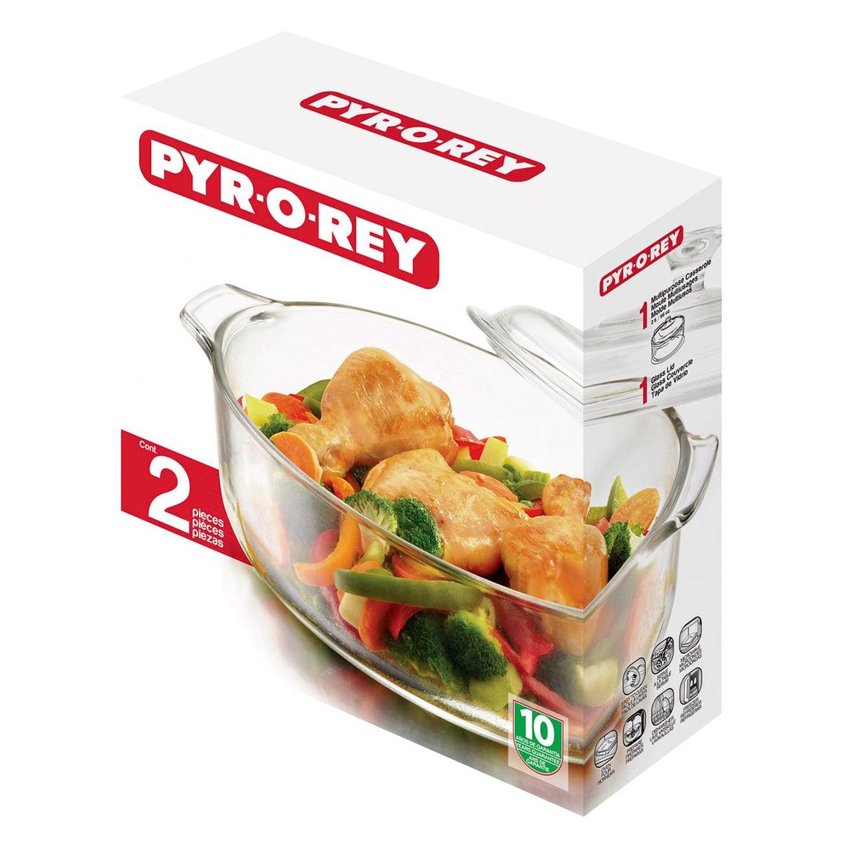 LIBBEY - Juego de Cacerola más Tapa 1.87 lt. / 63.2 oz.