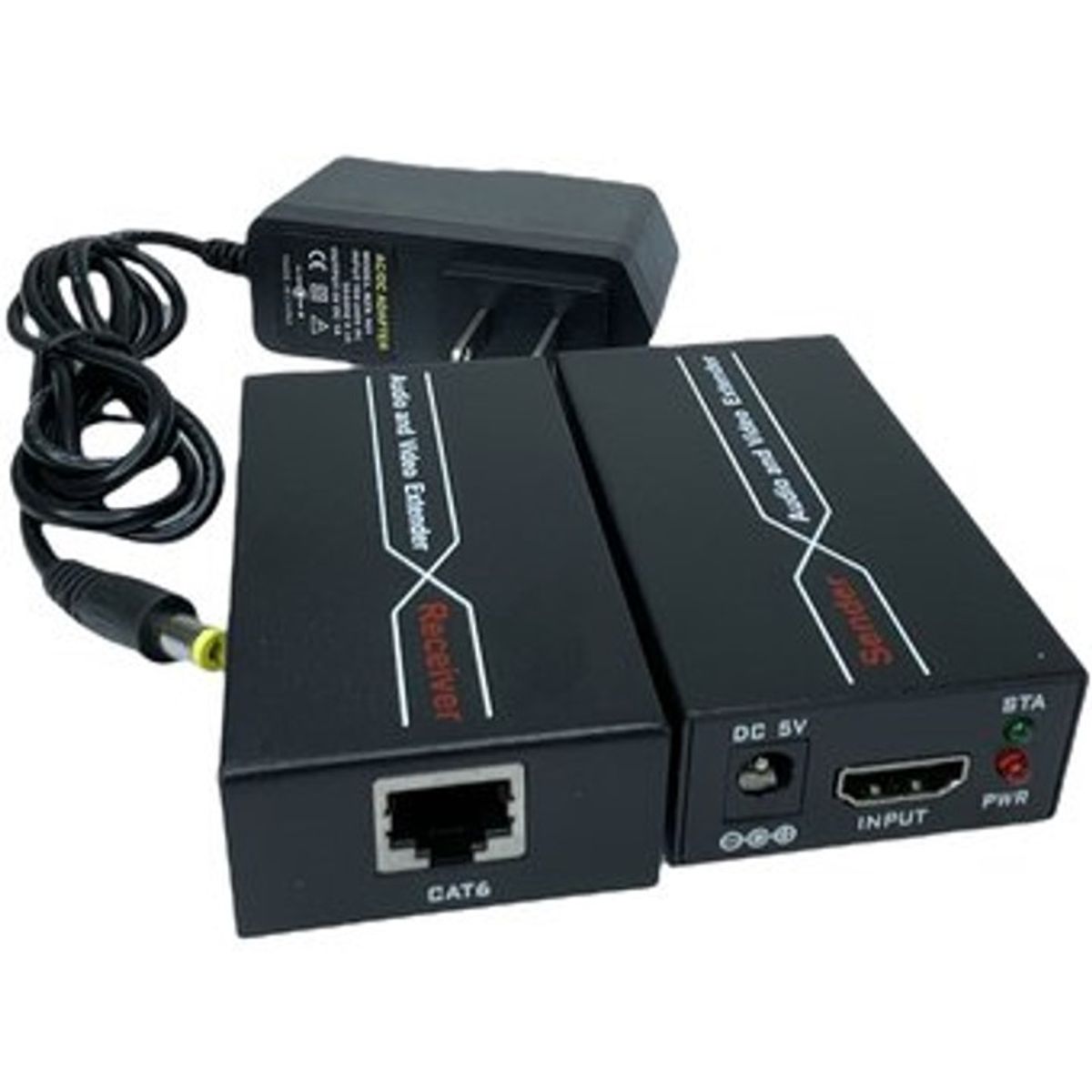 GENERICO - Extender Hdmi 60 metros  X cable Rj45 Cat 5E/Cat6