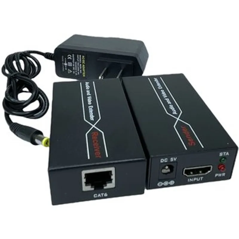 GENERICO - Extender Hdmi 60 metros  X cable Rj45 Cat 5E/Cat6
