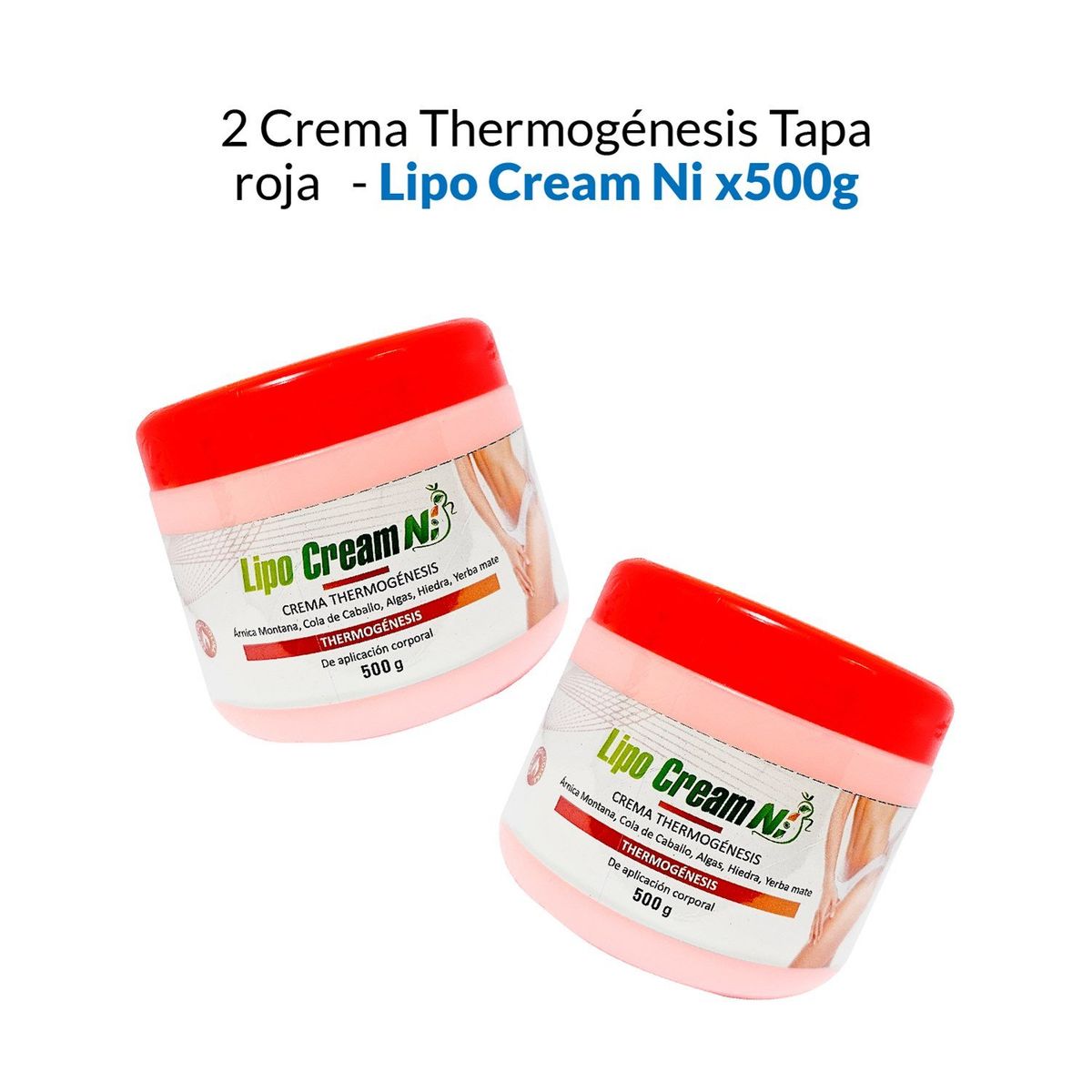 GENERICO - 2 Crema Lipo Cream Tapa Roja