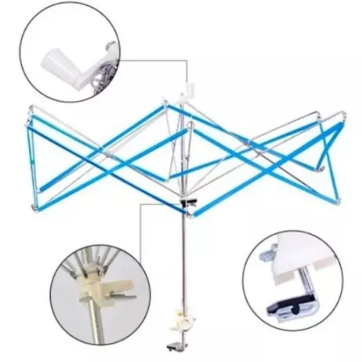 GENERICO - Madejera Devanador Ovilladora P Ovillar Lanas Hilos Textil
