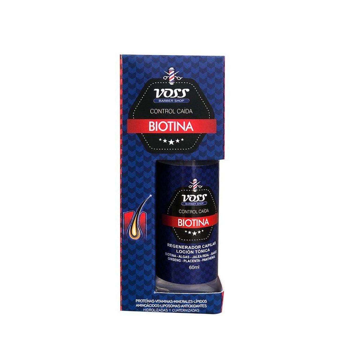 GENERICO - Biotina Control de Caída Loción Tónica 60 ml - voss