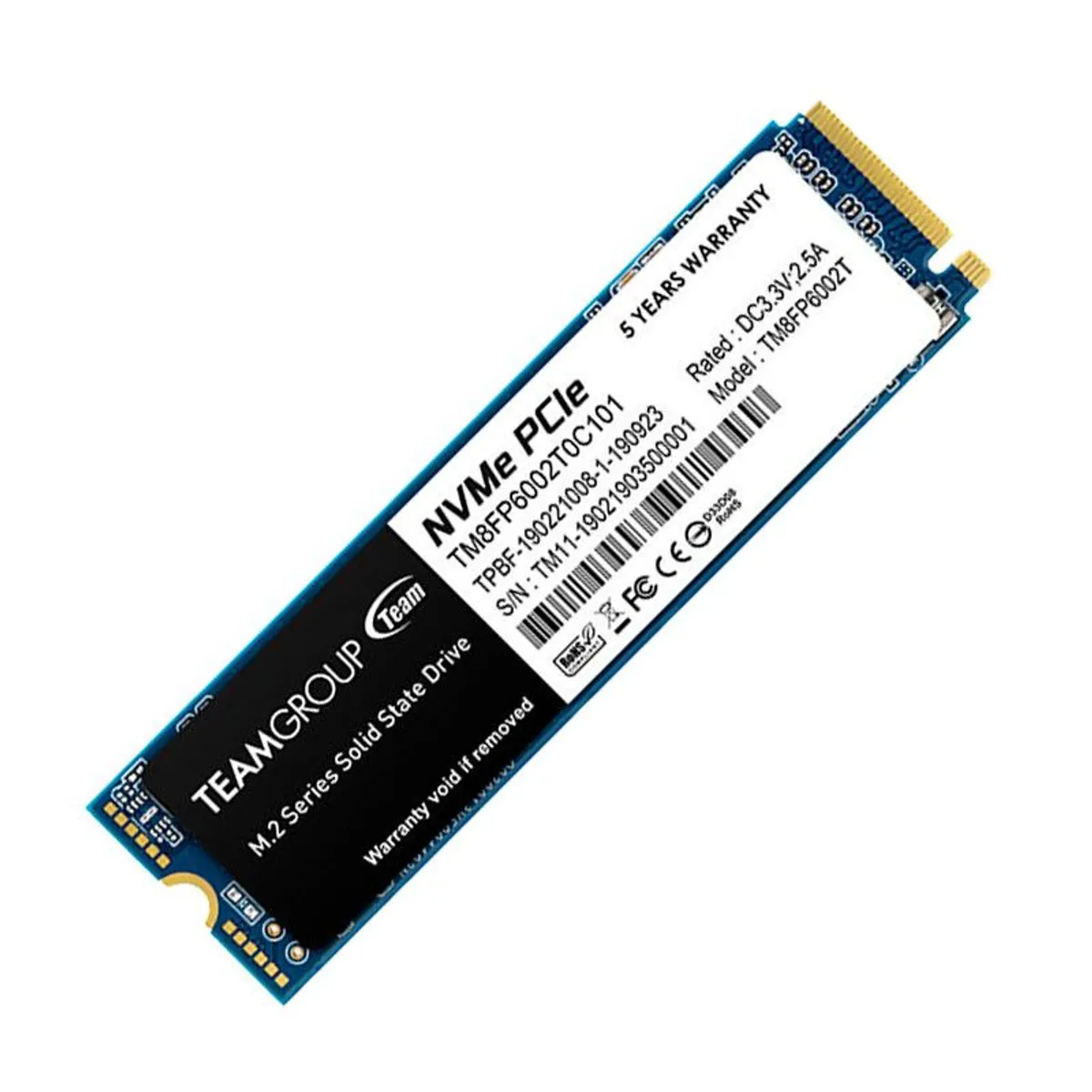 TEAMGROUP - Disco Solido SSD Teamgroup MP33 256GB  M.2 2280 PCIe NVMe