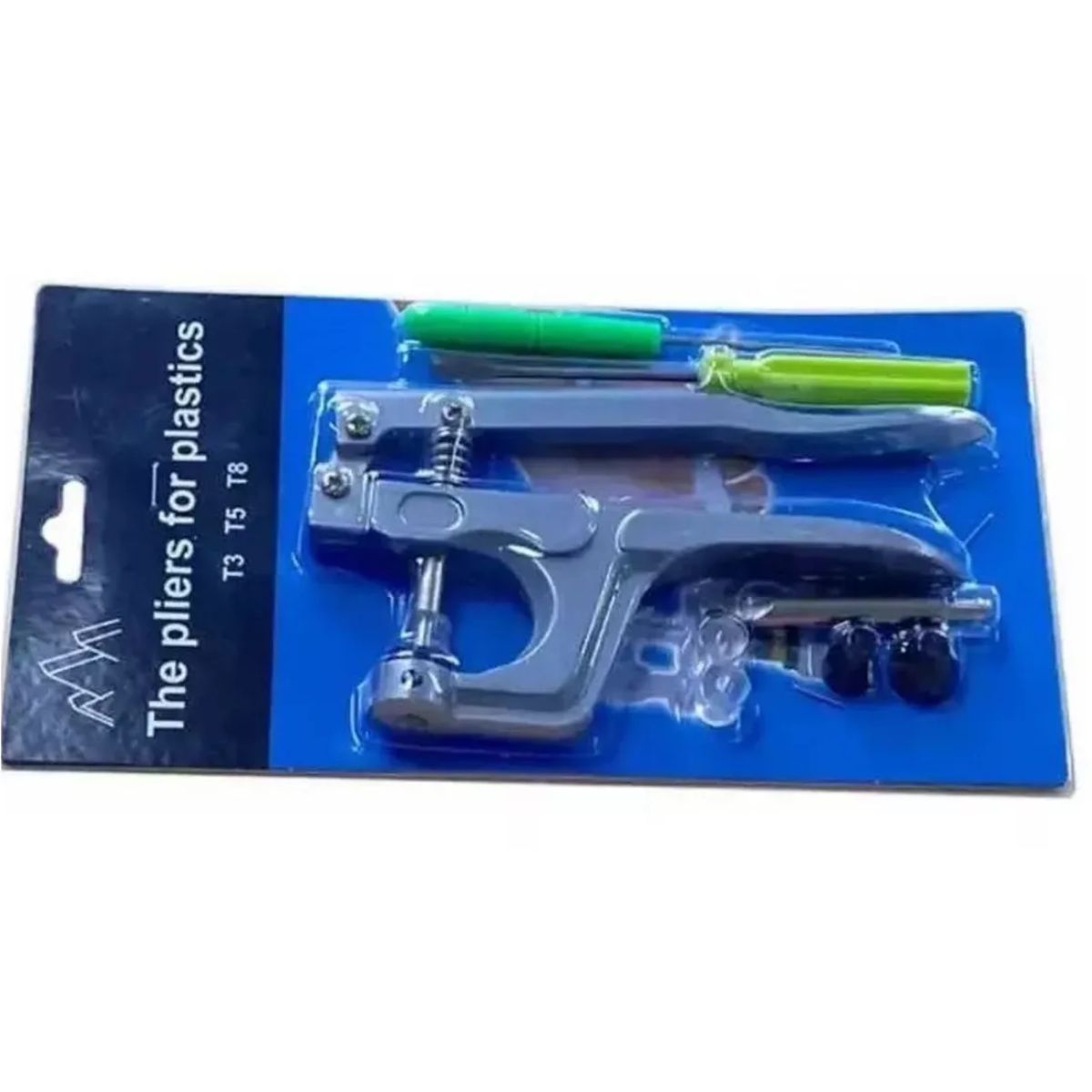 GENERICO - Broches Plástico Snap A Presión 12mm Kit Herramienta Ropa