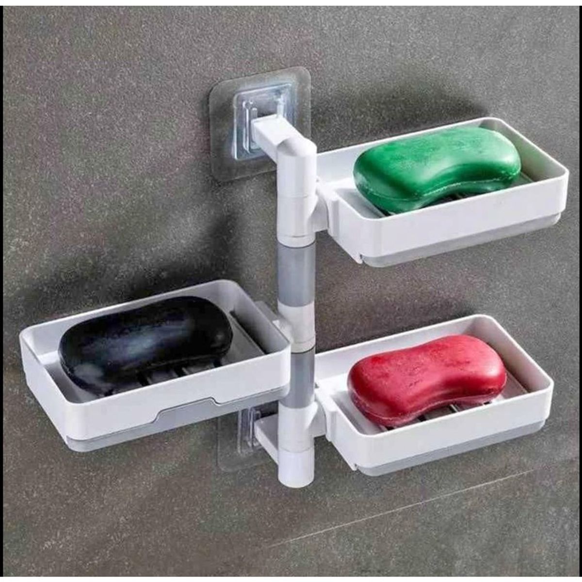 GENERICO - Jabonera de 3 pisos de colores