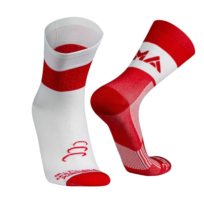 SILVERA NANOTECH - Medias running de compresión deportiva mujer hombre Maraton de Lima