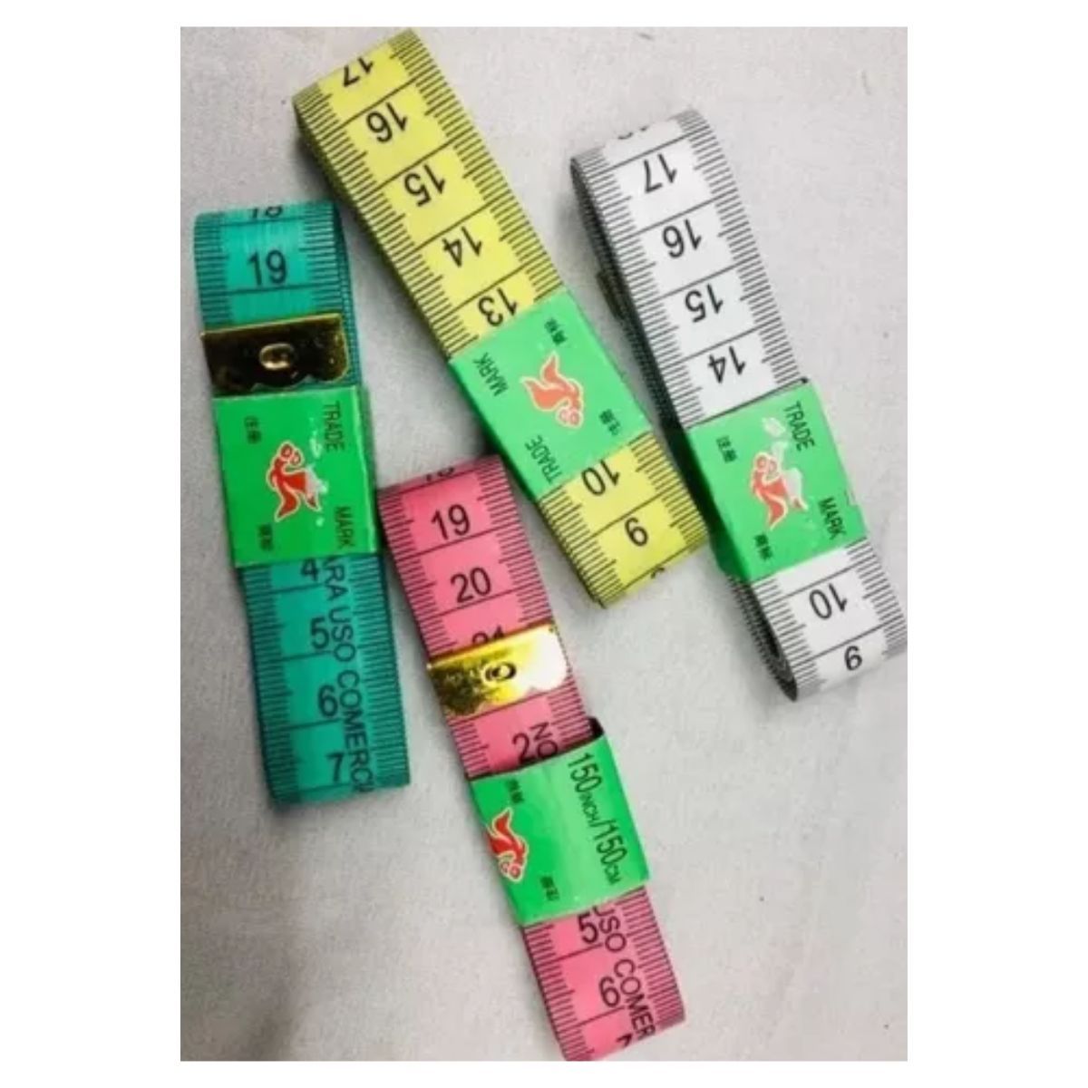 GENERICO - 4 Unidades De Centímetros Costura Manualidades Cinta Métrica