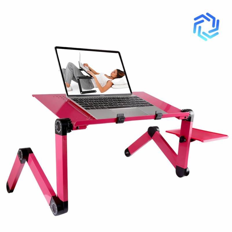 GENERICO - Mesa para laptop Plegable con Posa Mouse - FUCSIA