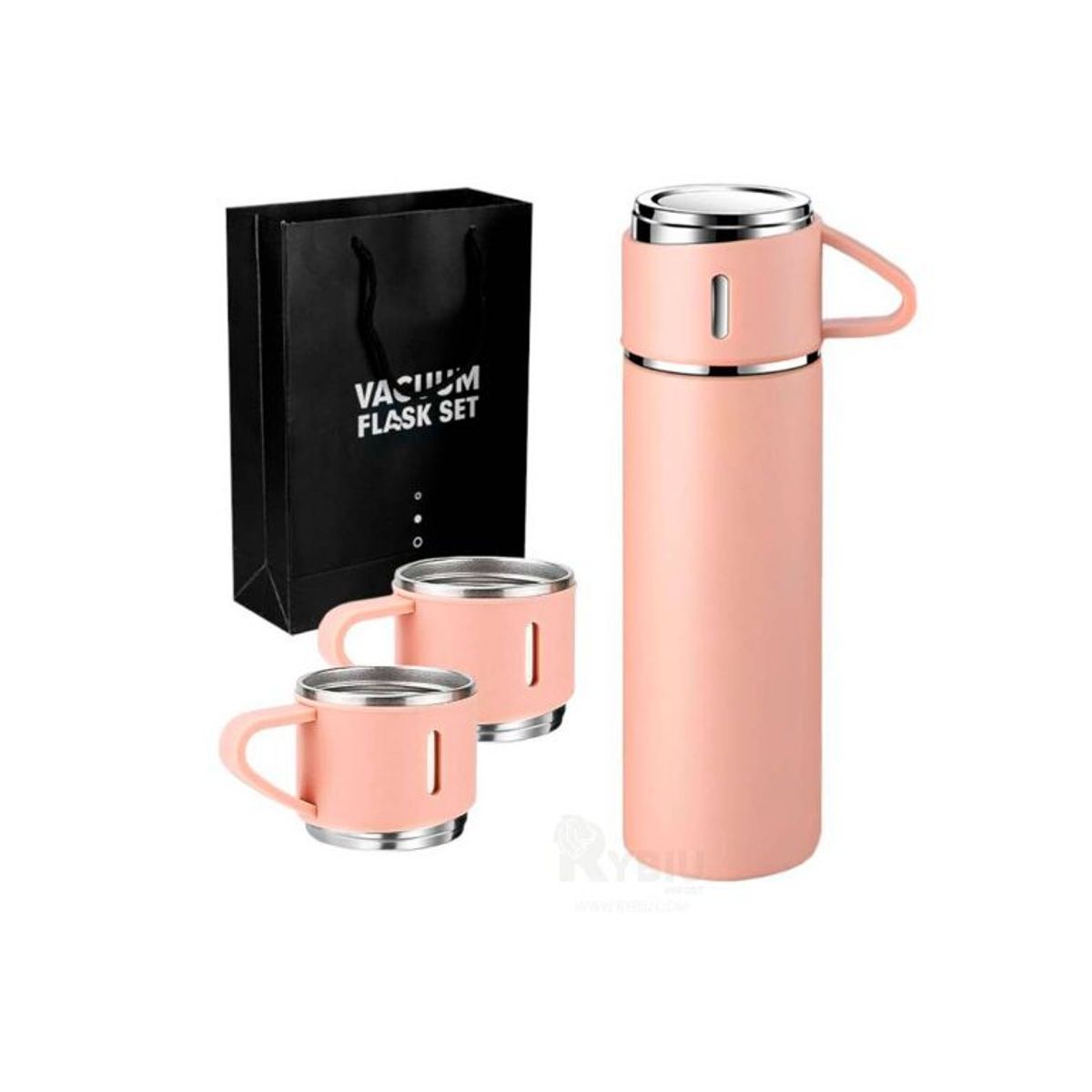 GENERICO - Termo de Acero Inoxidable Rosado 500ml