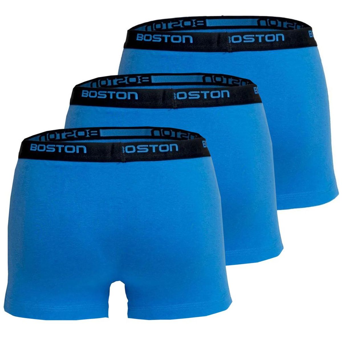 BOSTON - Pack x3 Bóxer Boston Corto Cobalto