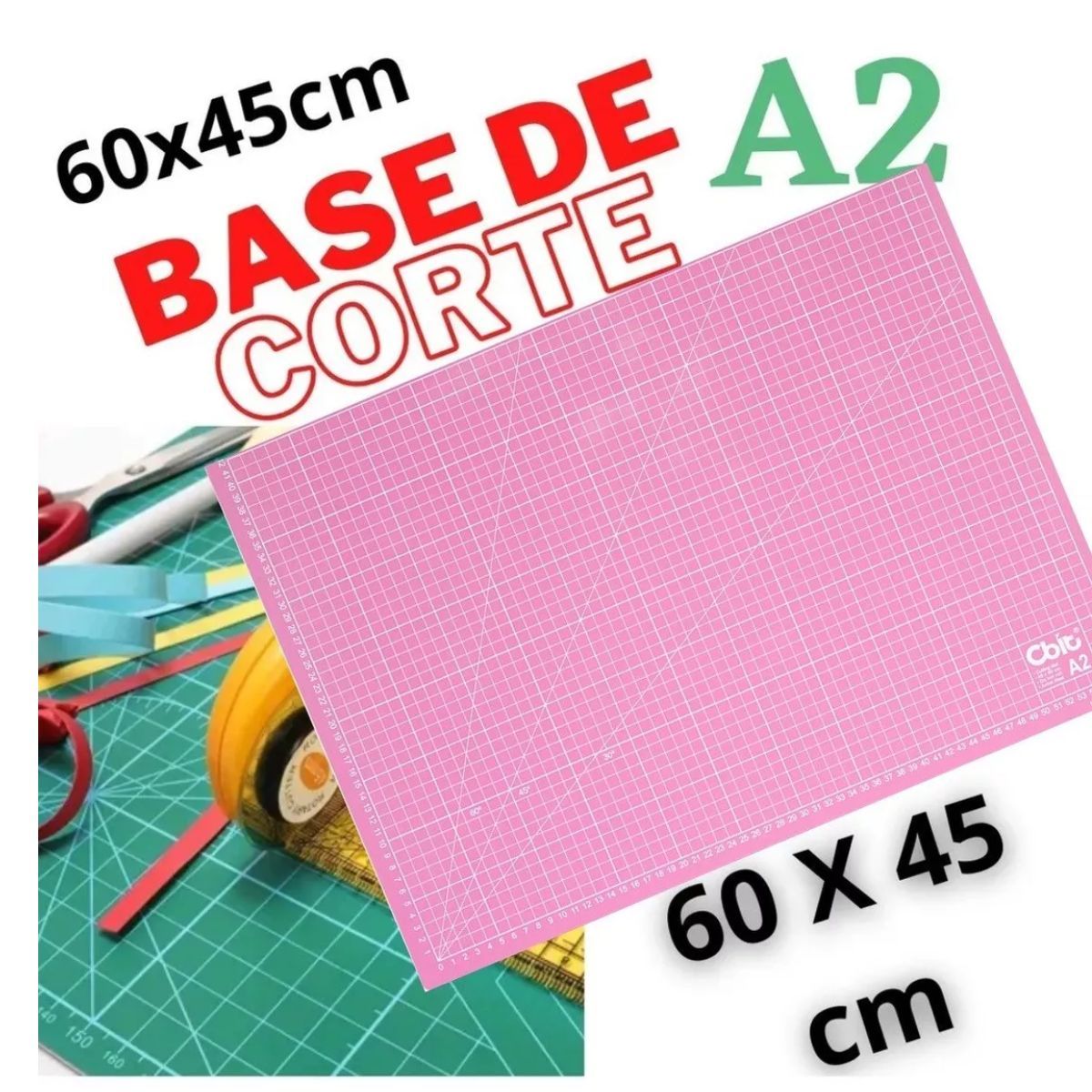 GENERICO - Base De Corte Autorregenerable A2 Multiuso - 60x45cm