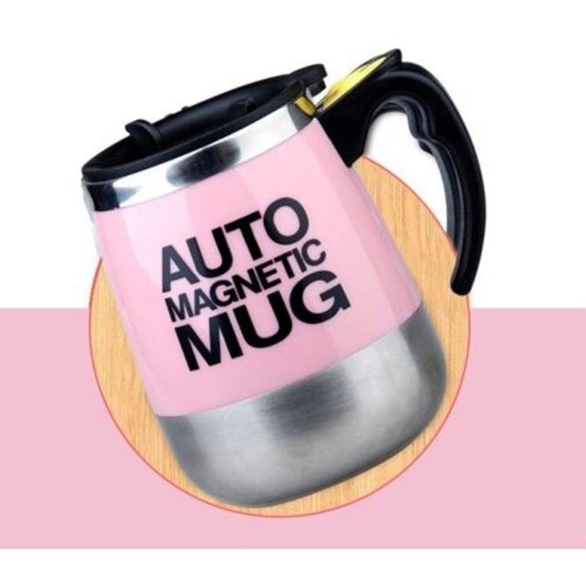 GENERICO - Taza Mezcladora Automática  ROSADO