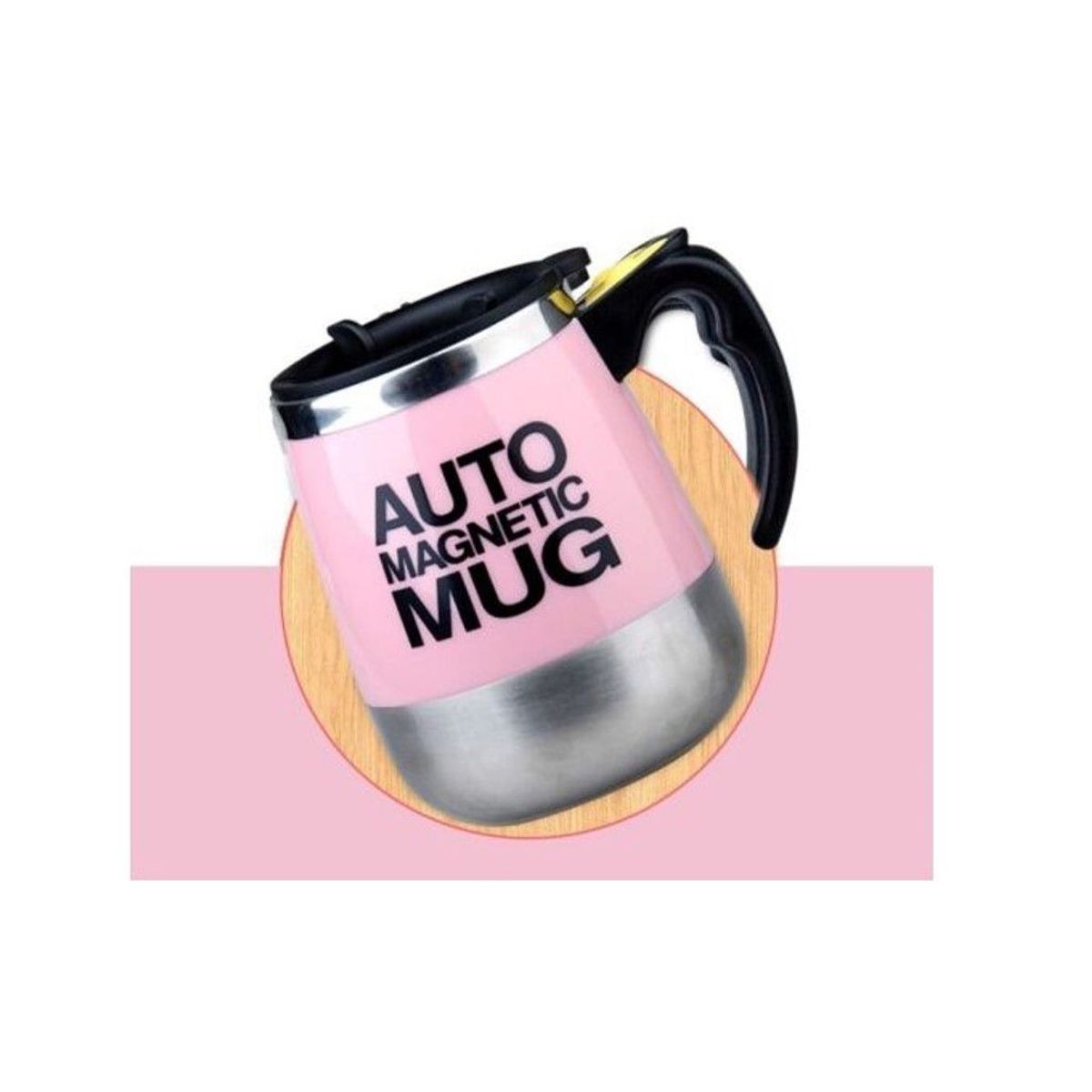 GENERICO - Taza Mezcladora Automática  ROSADO