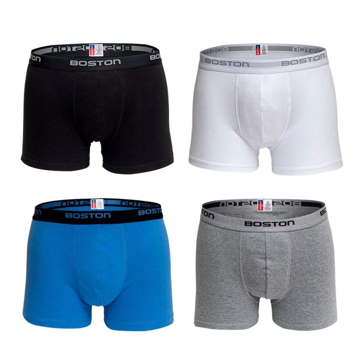 BOSTON - Boston Pack x6 Bóxer Corto Multicolor 2