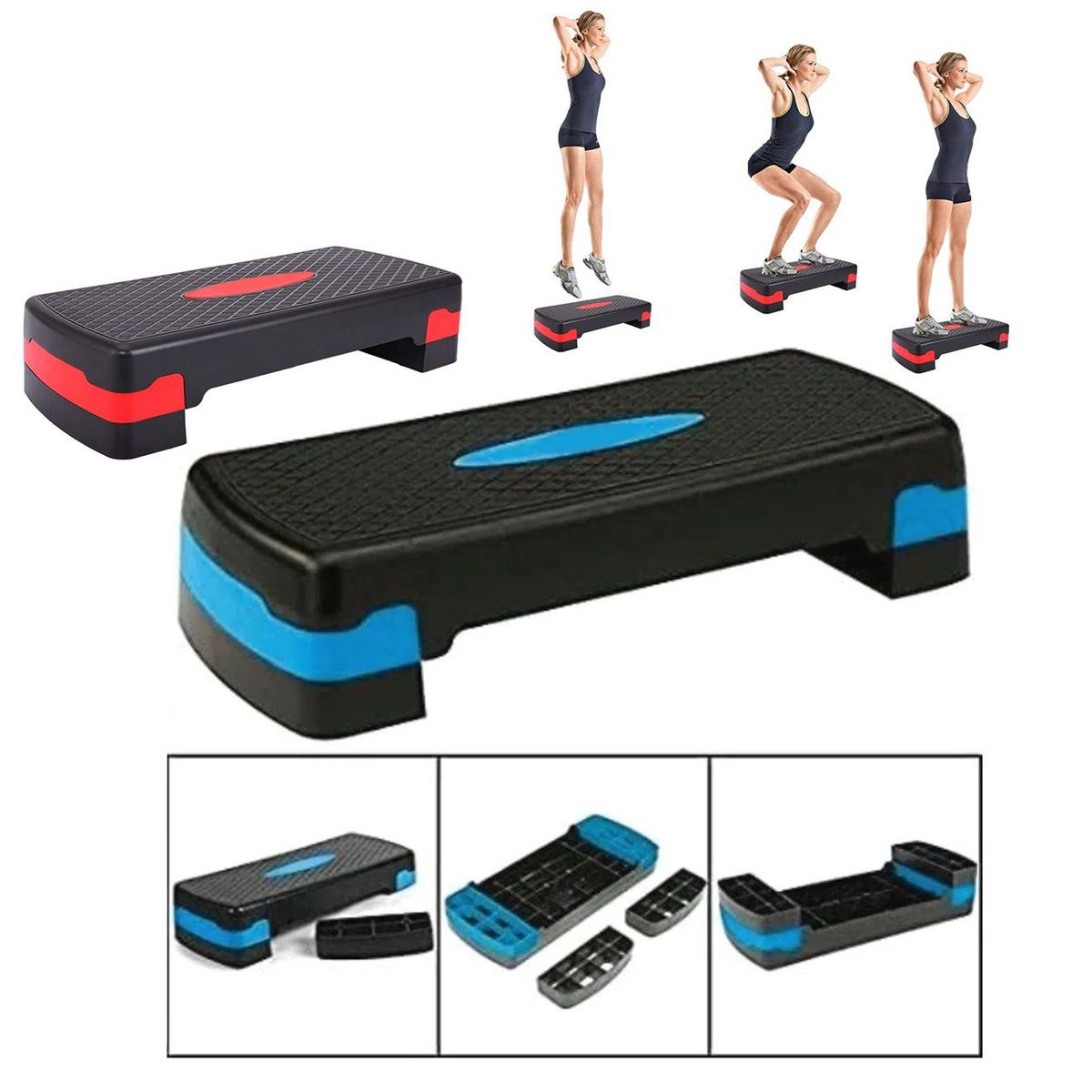 GENERICO - Step de gimnasio Ejercicios 2 Niveles