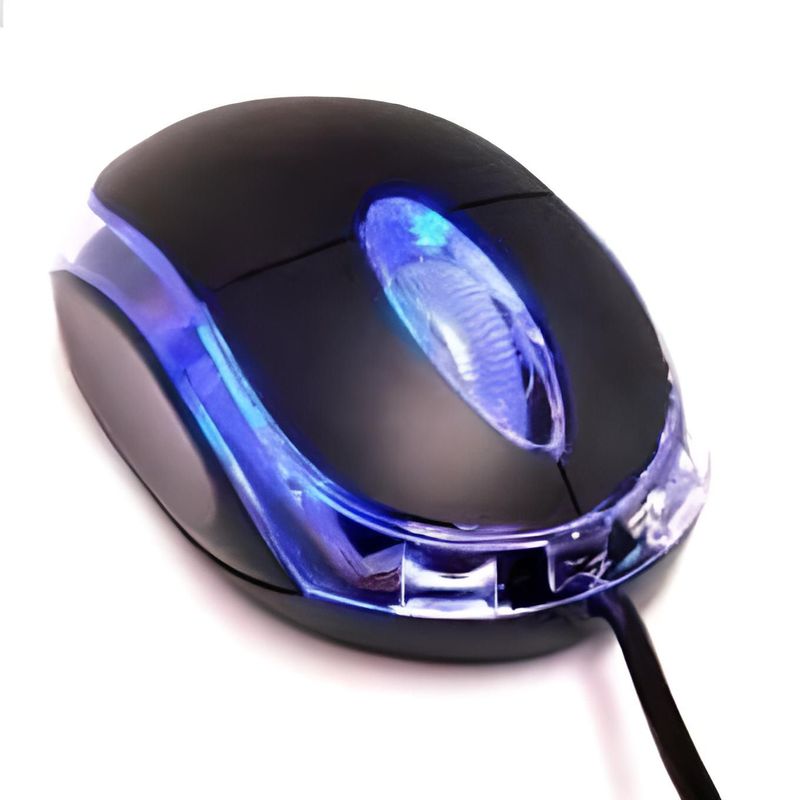 SM - Mouse Optico 1000dpi Alta Sensibilidad Original Rueda 3D Interfaz USB