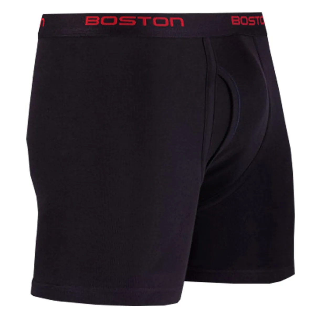 BOSTON - Bóxer Boston Largo Elástico Visible Azul Marino