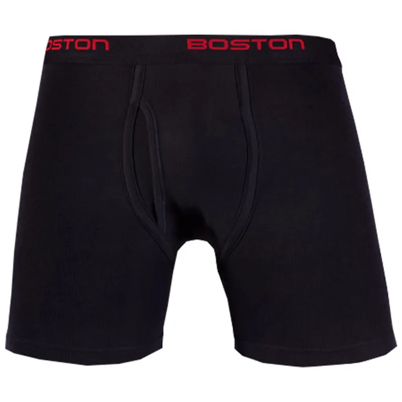 BOSTON - Bóxer Boston Largo Elástico Visible Azul Marino