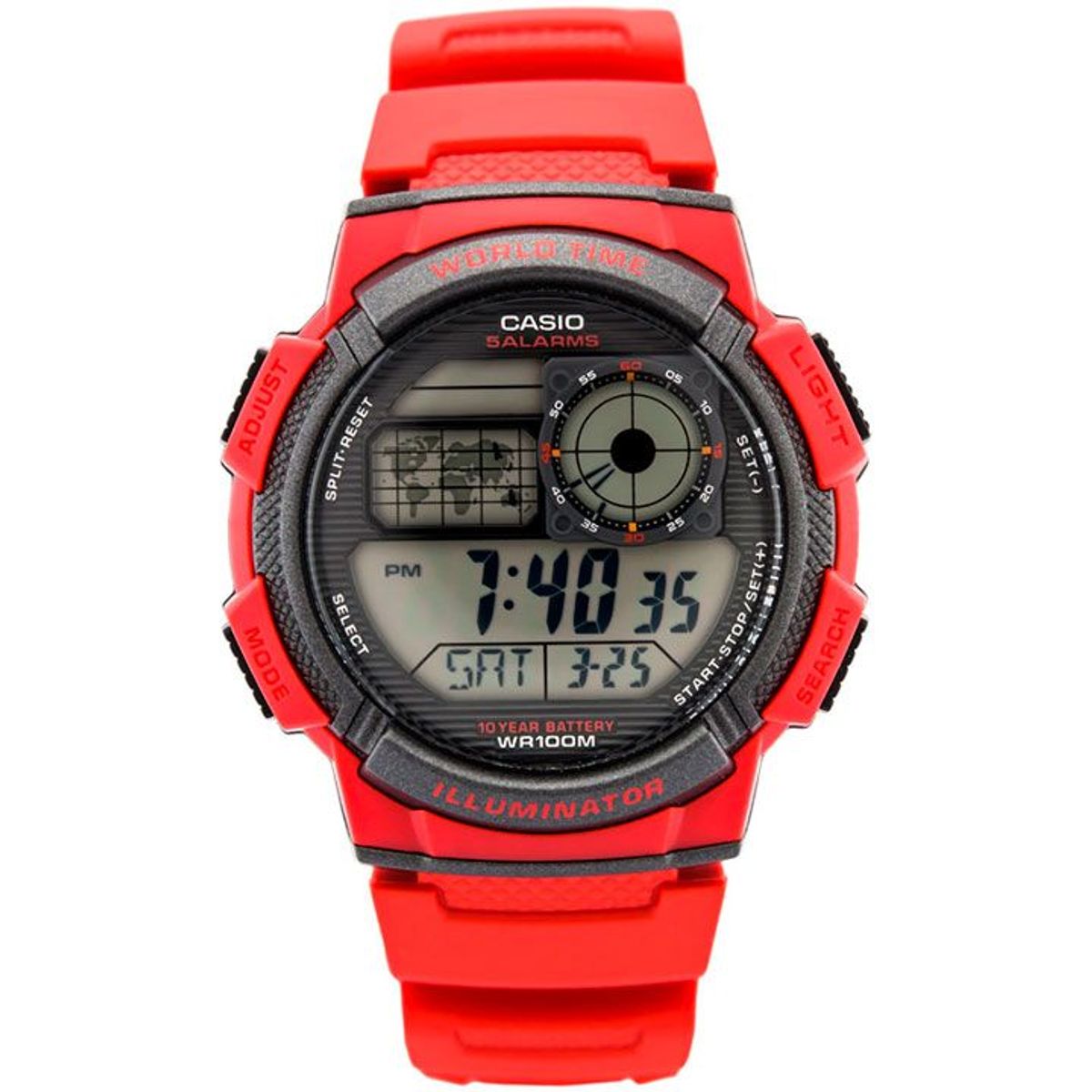 CASIO - Reloj Casio AE-1000W-4AV Hombre - Rojo