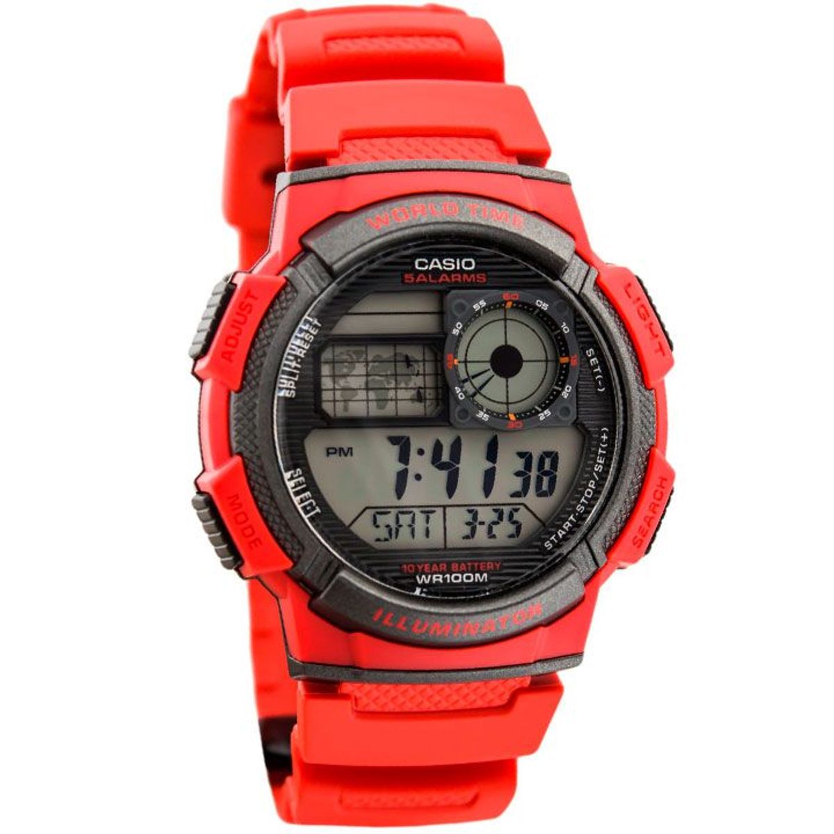 CASIO - Reloj Casio AE-1000W-4AV Hombre - Rojo