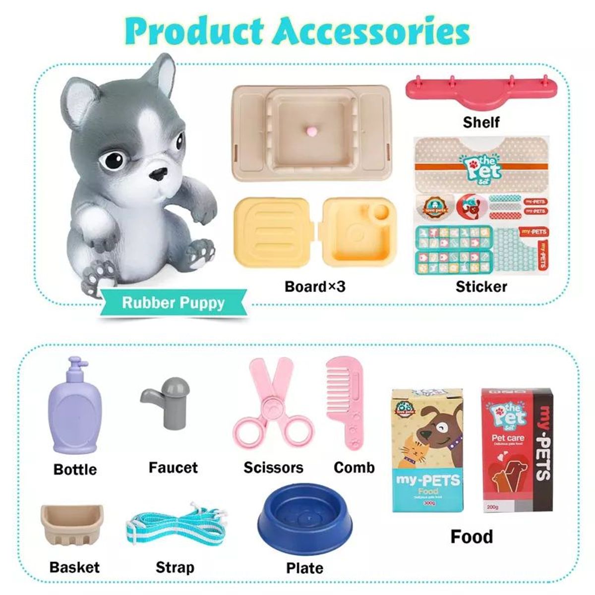 XIONG CHENG - MOCHILA SET DE MASCOTAS MY-PETS