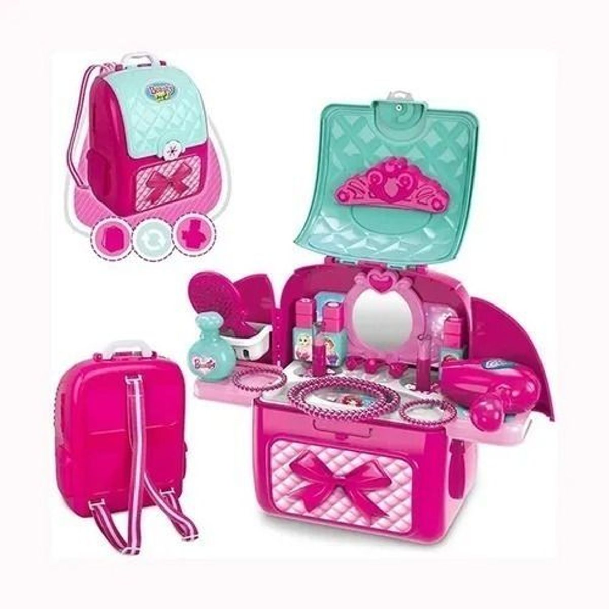 GENERICO - MOCHILA SET DE BELLEZA TOCADOR