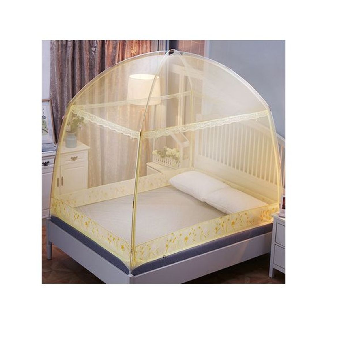 GENERICO - Mosquitera portátil plegable para adultos malla de cifrado