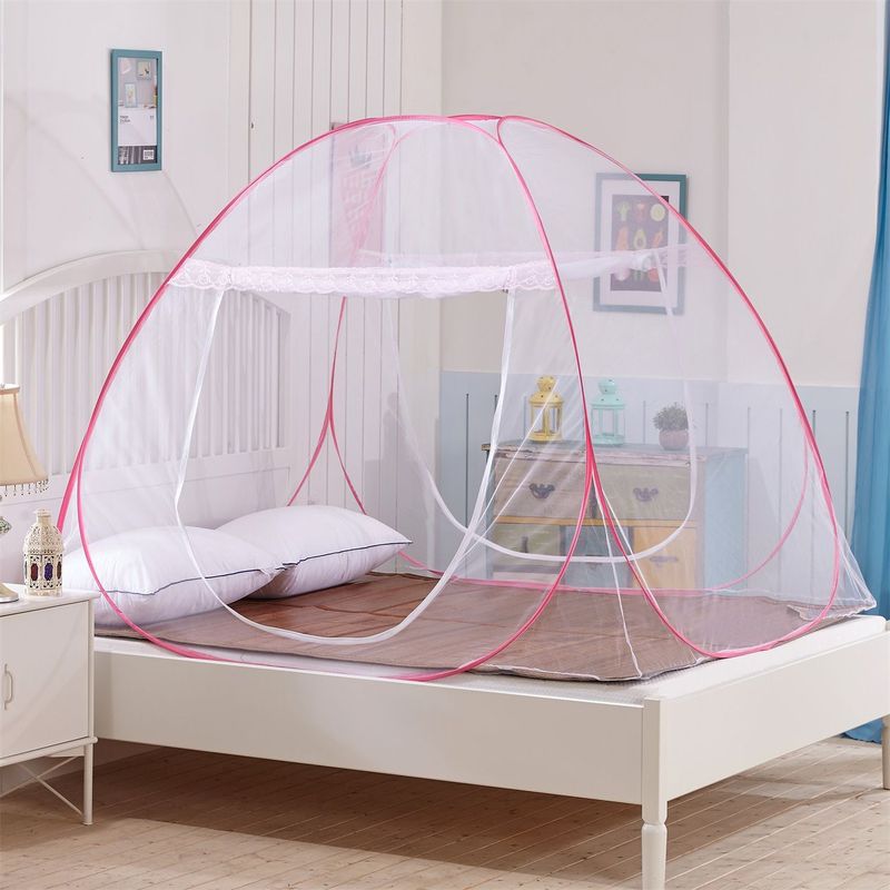 GENERICO - Mosquitera portátil plegable para adultos malla de cifrado