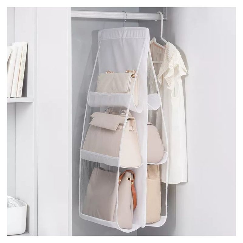 Organizador de carteras con funda antipolvo tipo colgante GENERICO