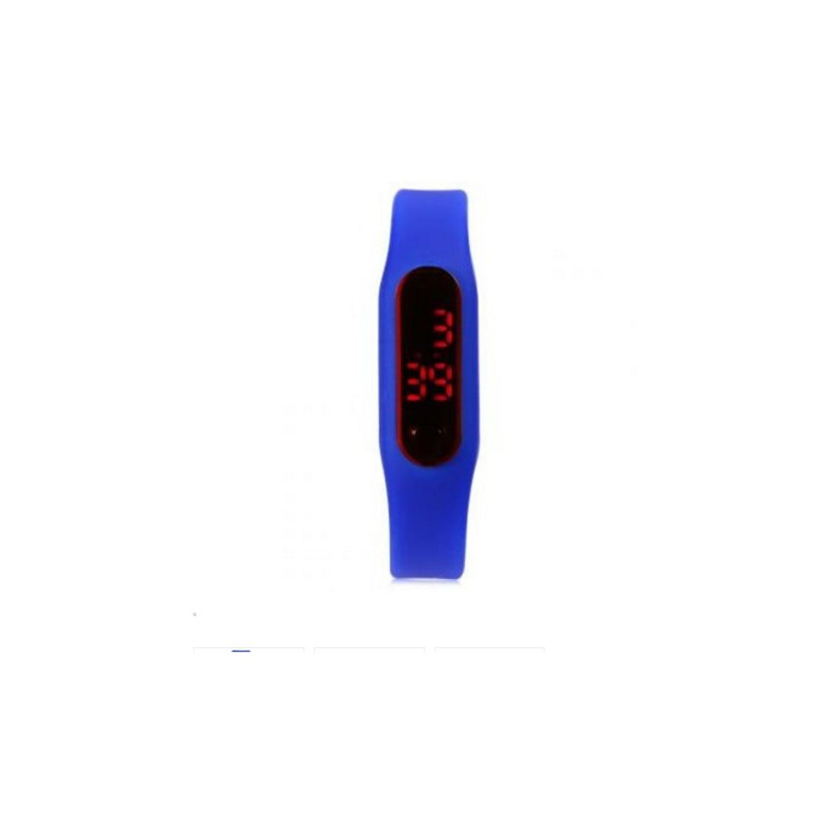 GENERICO - Reloj pulsera fitness unisex led digital de silicona - azul