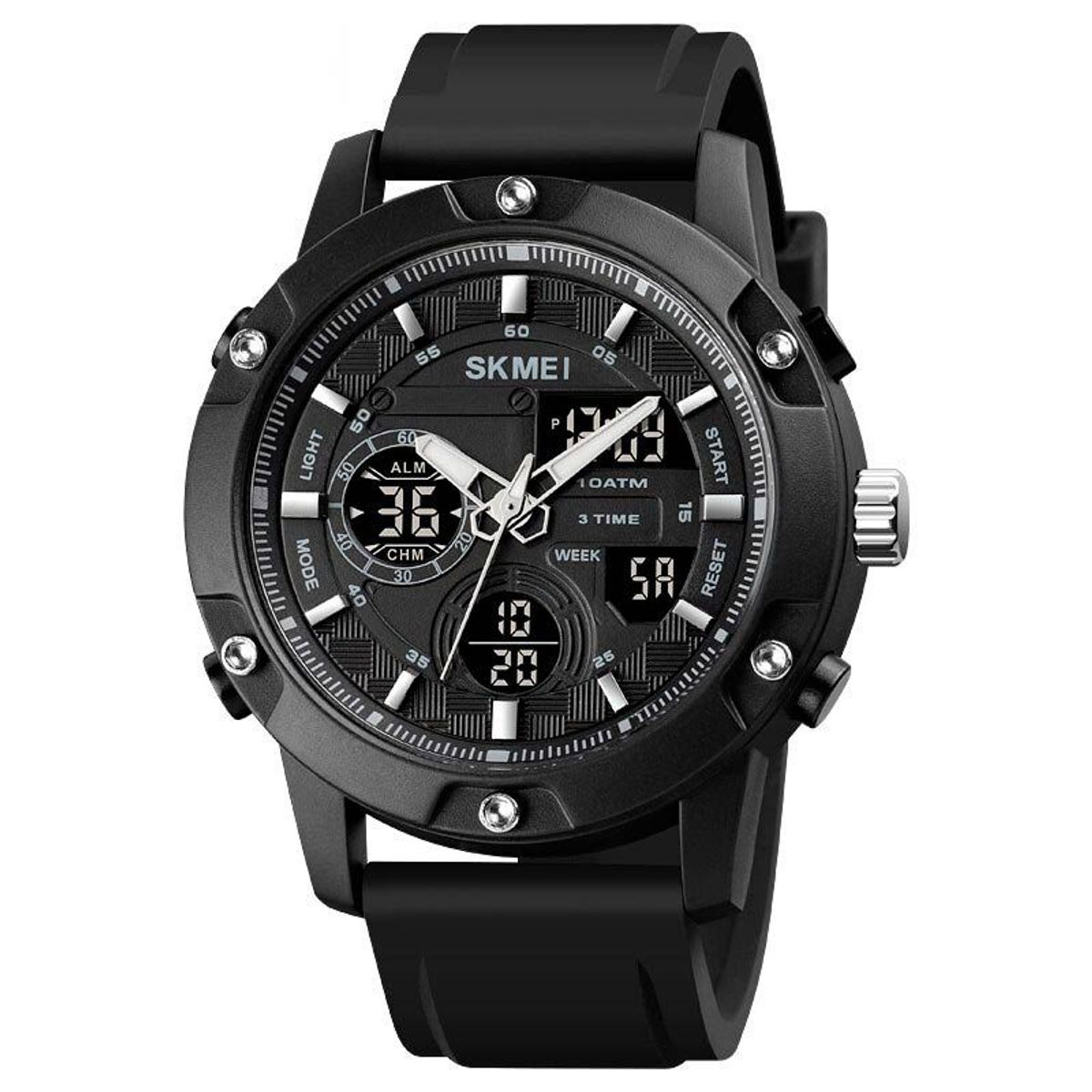 SKMEI - Reloj SKMEI Navy 1757 Maquinaria Dual Multifunción Sport - Negro